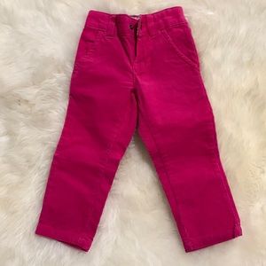 Bisby Twiggy Cords Hot Pink 12-18 months NWOT